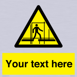 Custom Scaffold Incomplete Sign